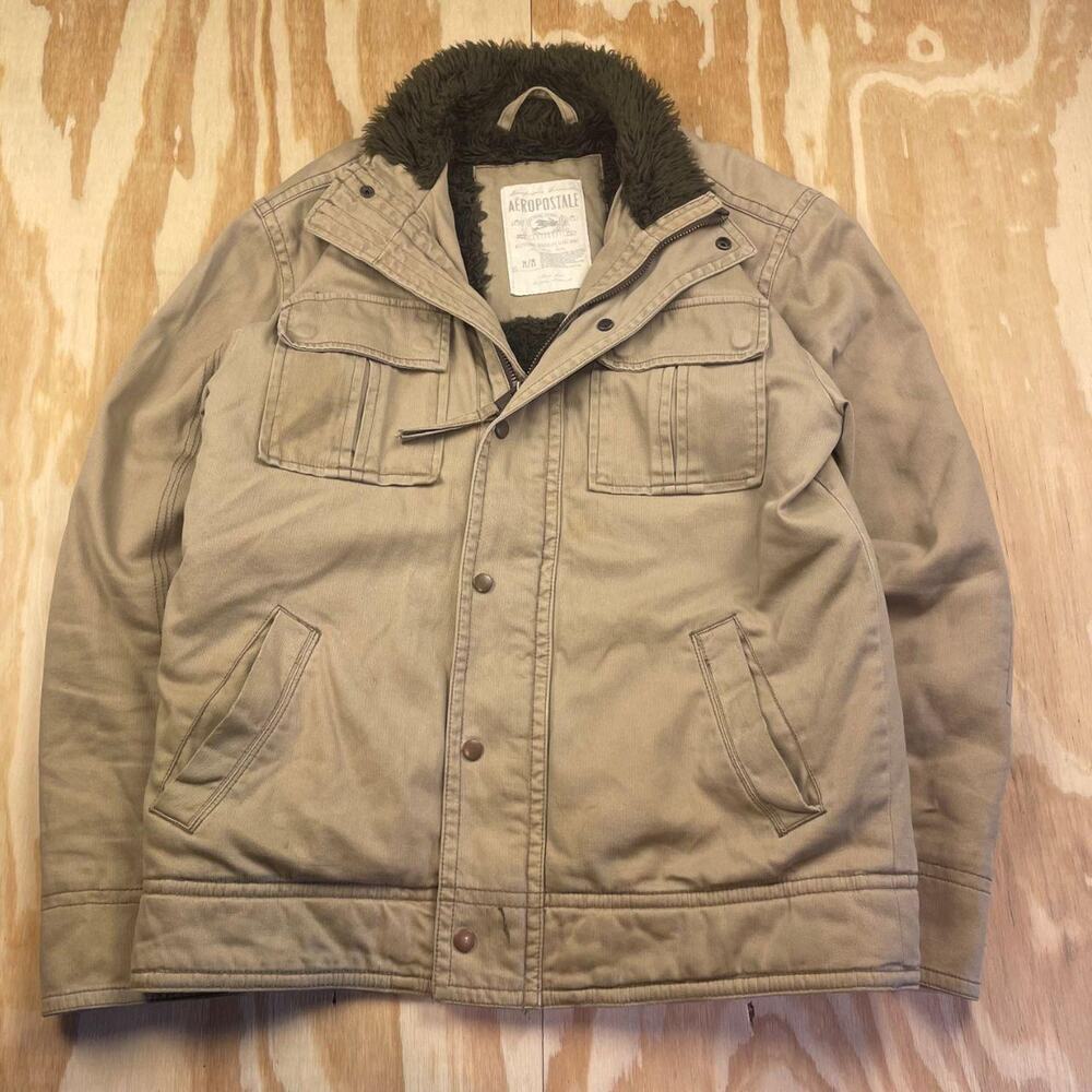 VTG Y2K Aeropostale Sherpa Lined Adirondack Jacket – Brown – Men’s S